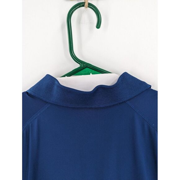 Columbia PFG Omni Freeze Men's Navy Blue 1/4 Zip Short Sleeve Pullover, XXL - Picture 9 of 10